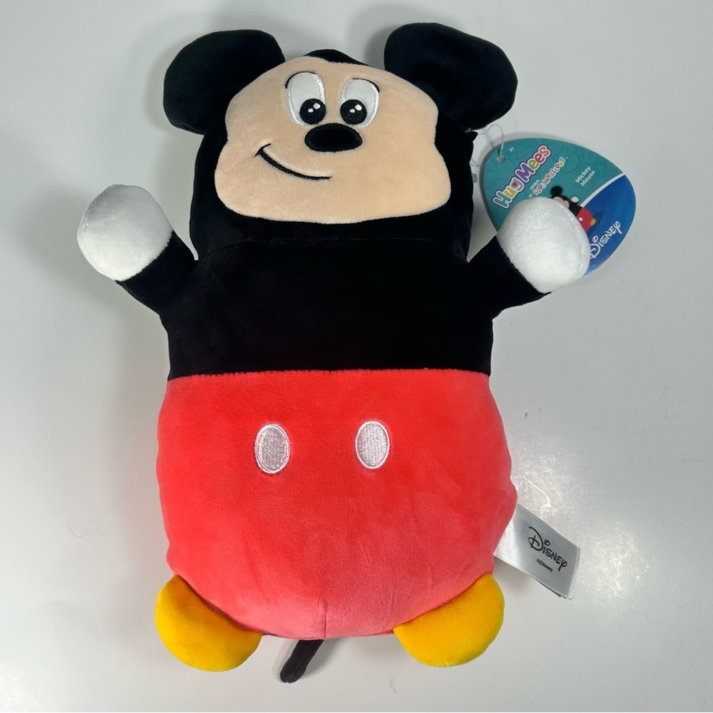 Squishmallows Disney Mickey Mouse Kellytoy Plush Toy Hug Mees 10" New with Tag